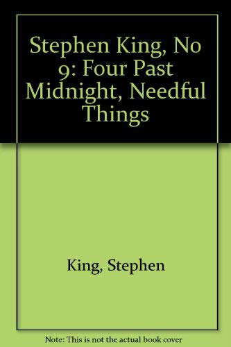 Stephen King, No 9: Four Past Midnight, Needful Things poster