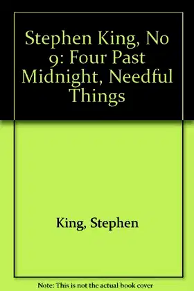 Stephen King, No 9: Four Past Midnight, Needful Things poster