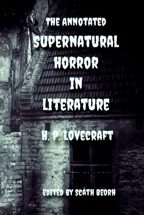 Supernatural Horror In Literature: Annotated poster