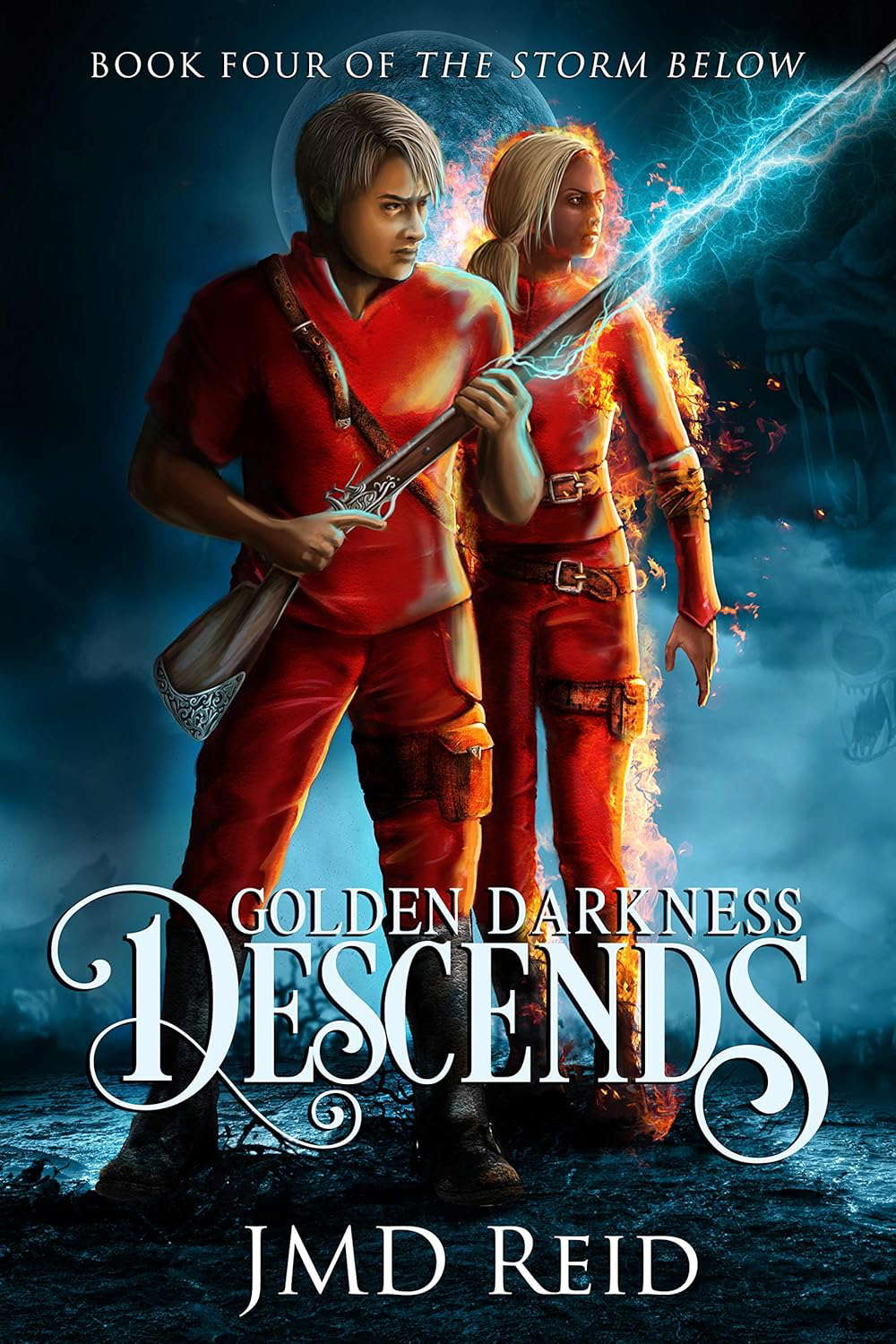 Golden Darkness Descends (The Storm Below Book 4) poster