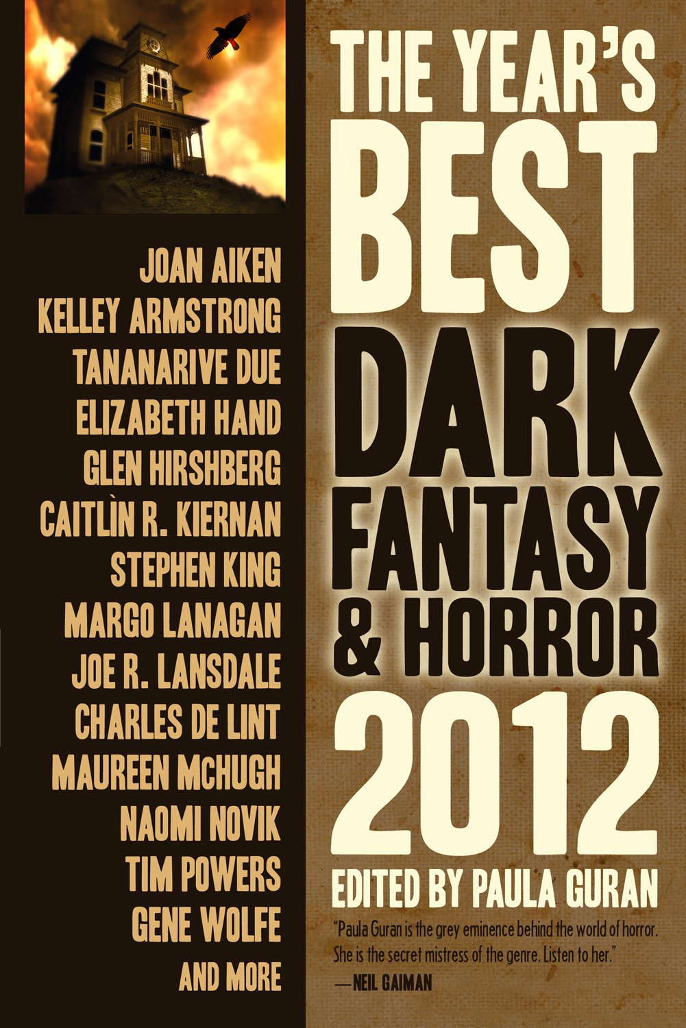 The Year's Best Dark Fantasy & Horror, 2012 Edition poster