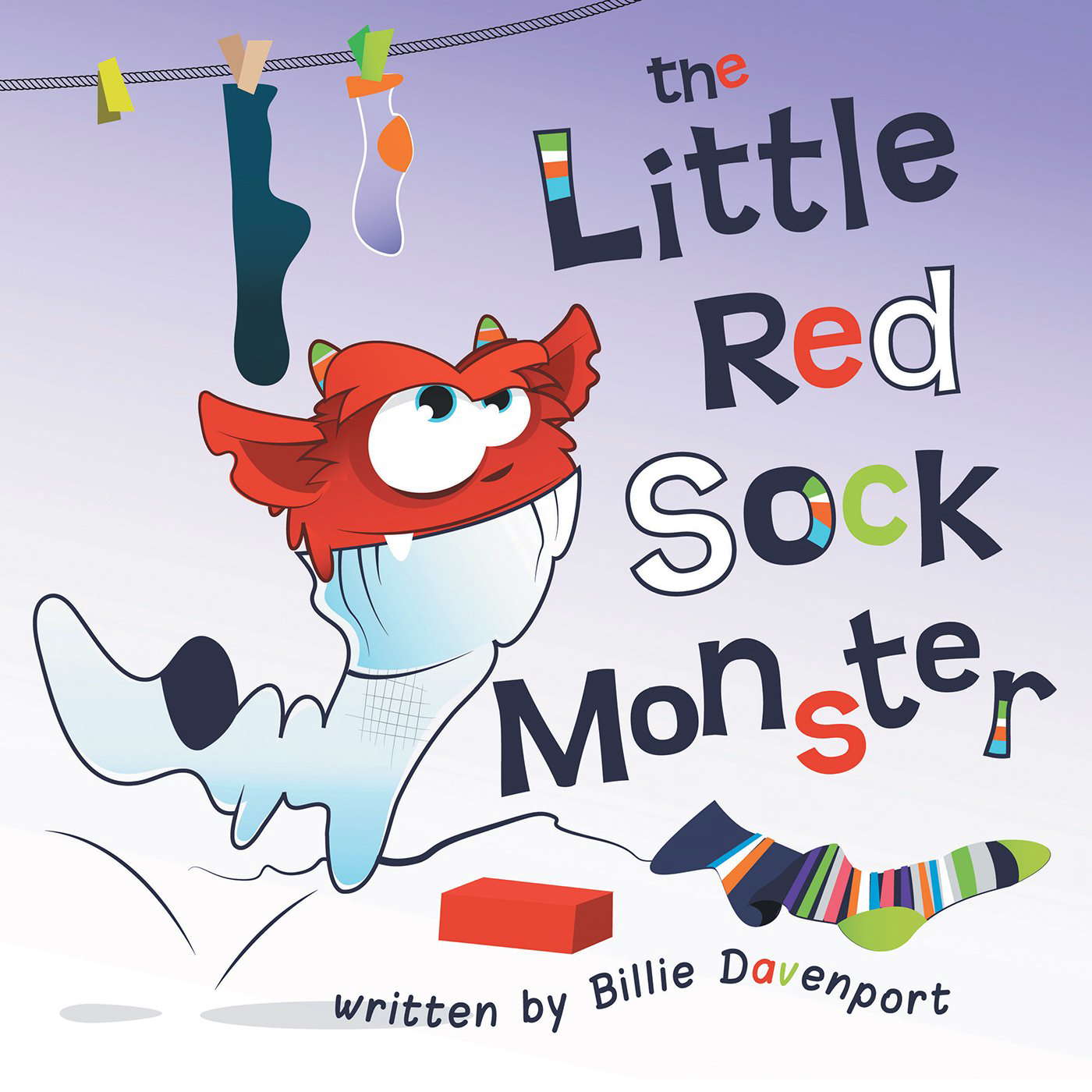 The Little Red Sock Monster poster