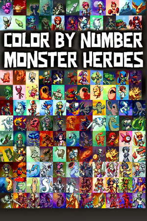 Color by Number - Monster Heroes poster