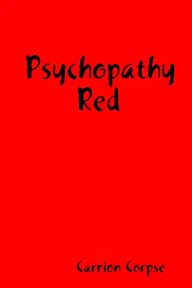Psychopathy Red poster