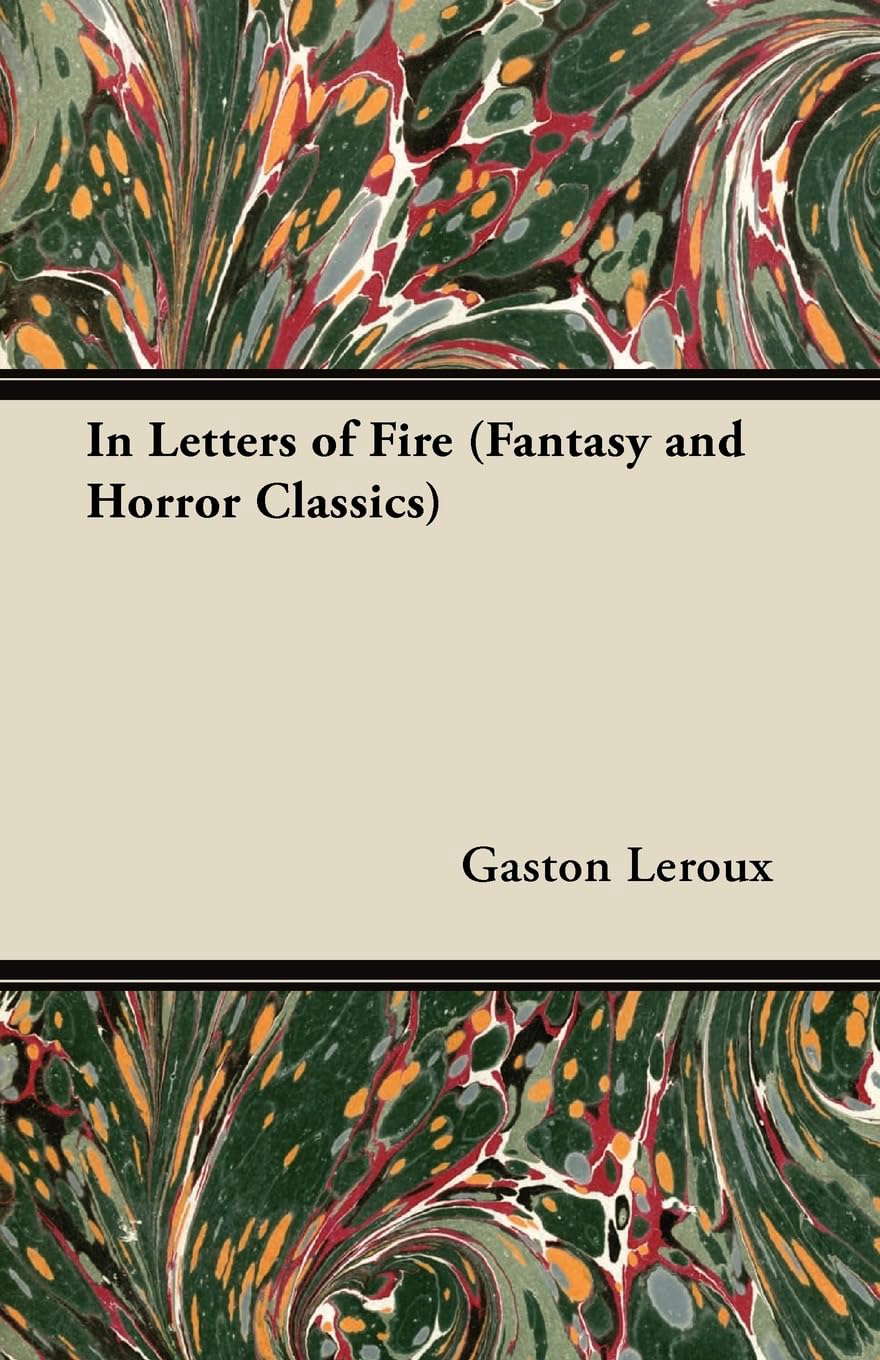 In Letters of Fire (Fantasy and Horror Classics) poster