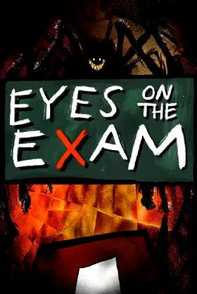 EYES ON THE EXAM poster