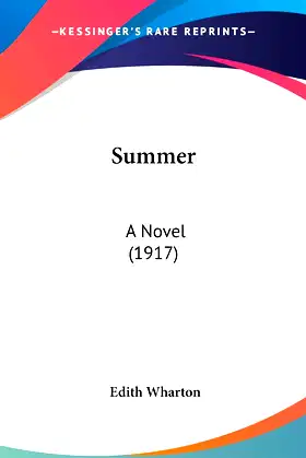 Summer: A Novel (1917) poster