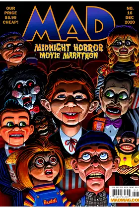 Mad Magazine #16 Midnight Horror Movie Marathon poster