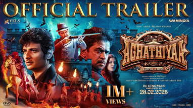 Aghathiyaa Trailer -Tamil | Angels VS Devil | Jiiva | Arjun Sarja | Raashii Khanna |Yuvan | PA Vijay poster