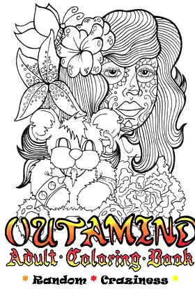 Outamind: Adult coloring book poster
