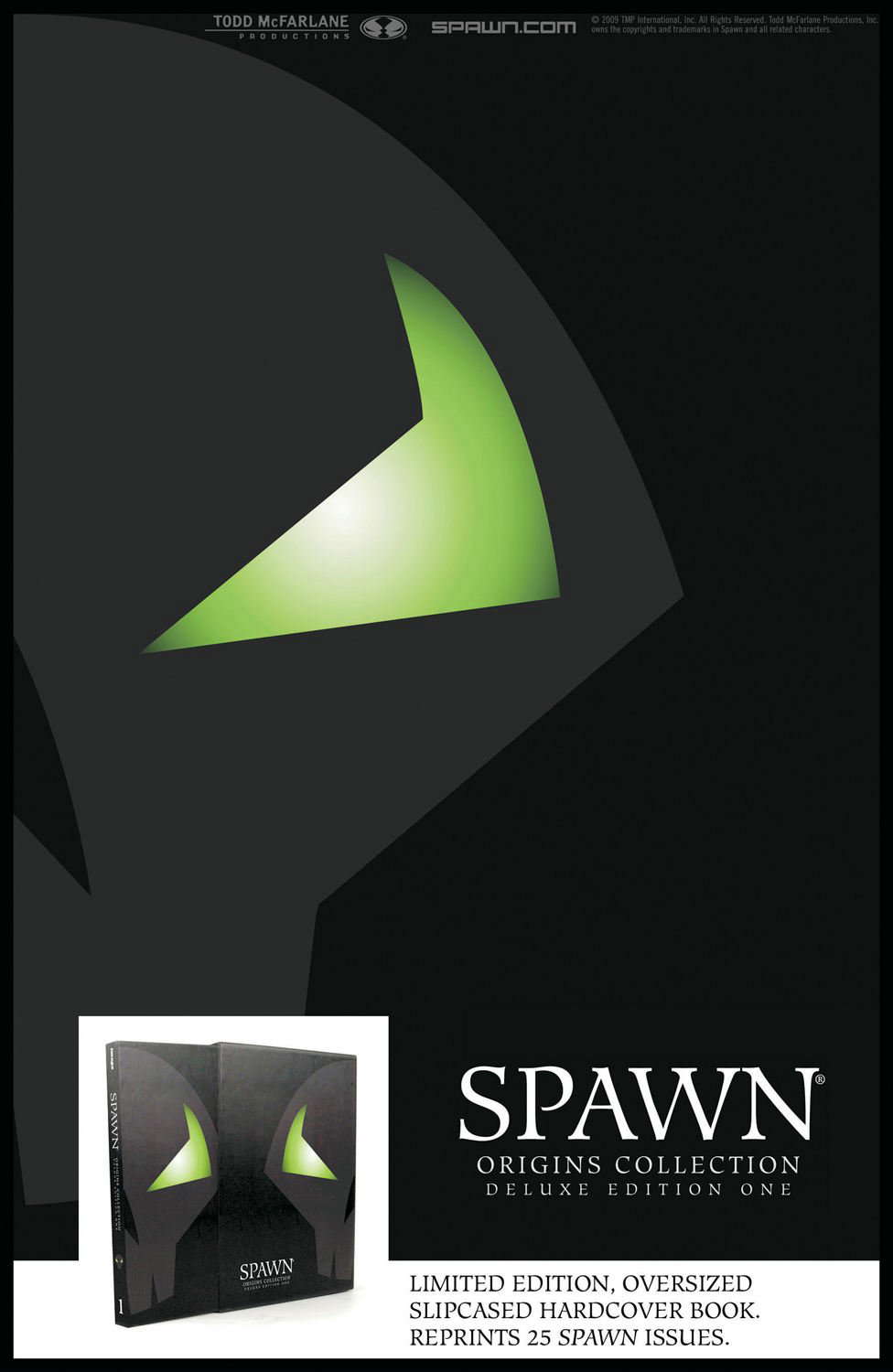 SPAWN ORIGINS DLX ED S/N 1 poster