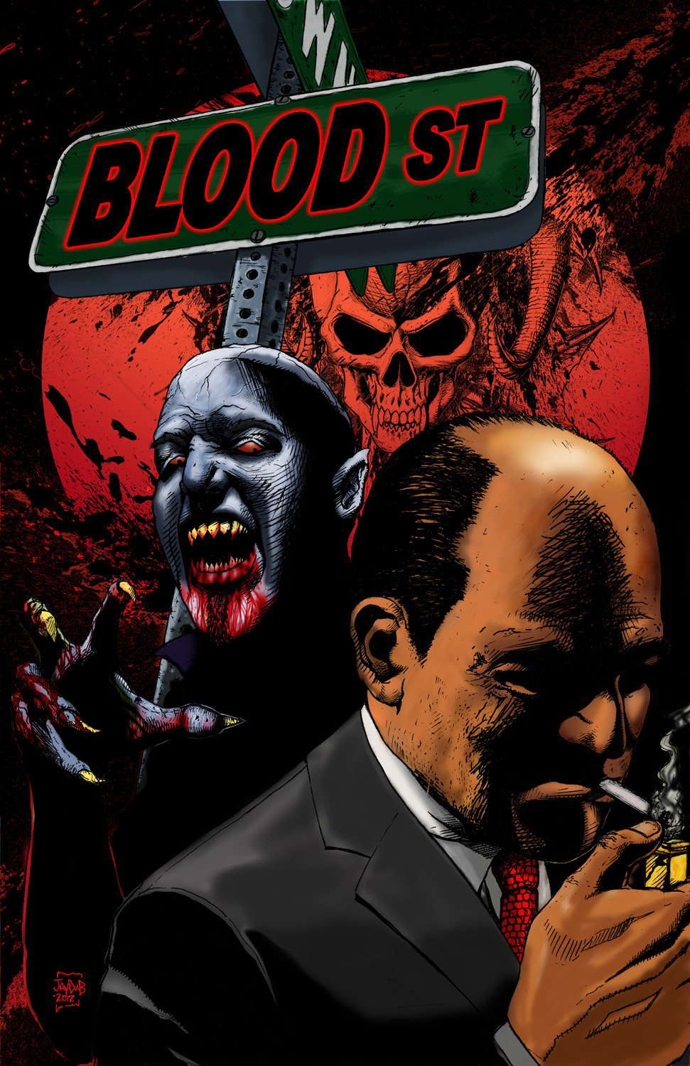 Blood Street: A Dark Fantasy Vampire Mafia Thriller poster