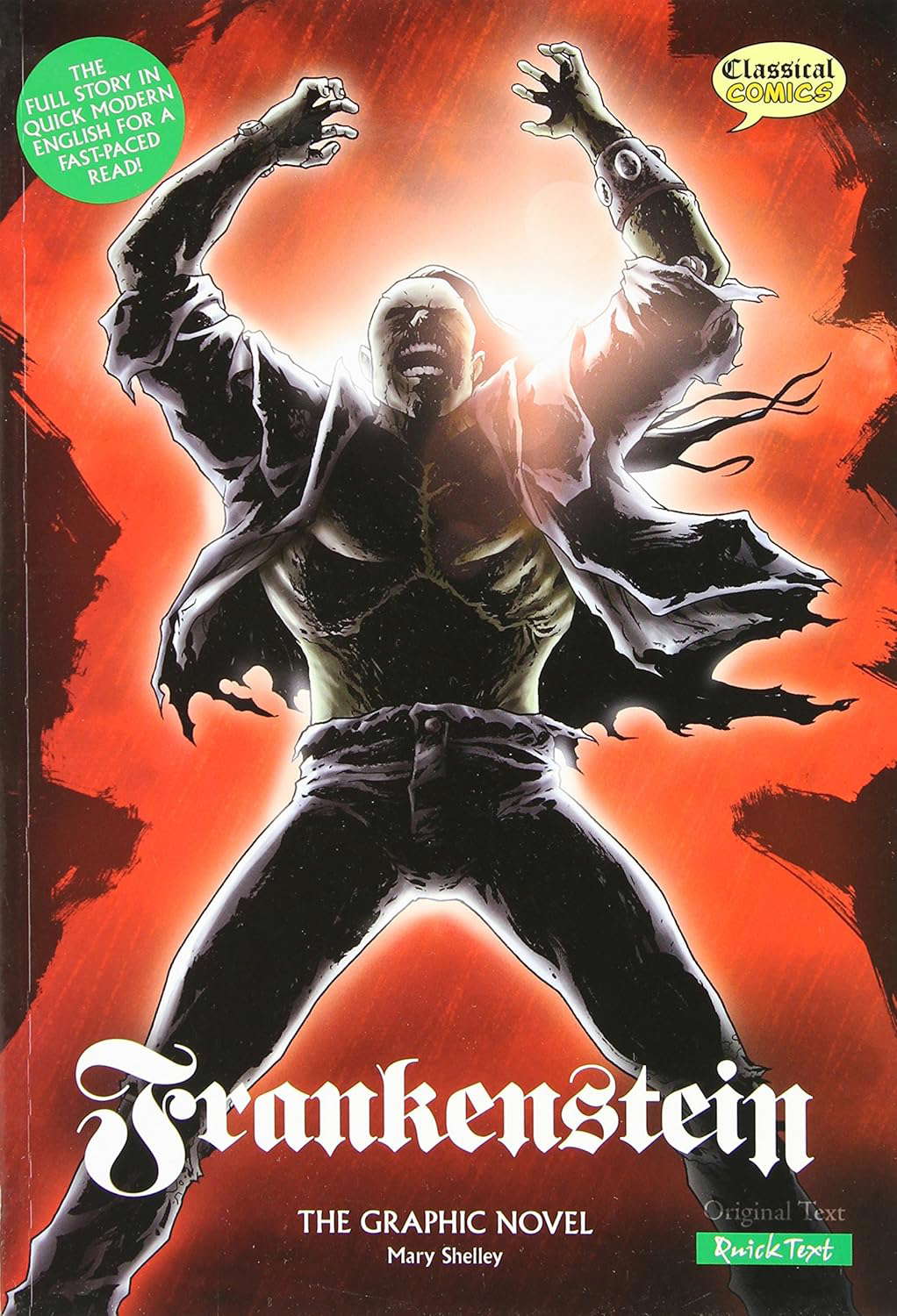 Frankenstein: The Graphic Novel (American English, Quick Text Edition) poster