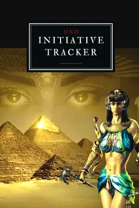 DND Initiative Tracker: (200 pages) RPG Encounter Combat Tracker poster