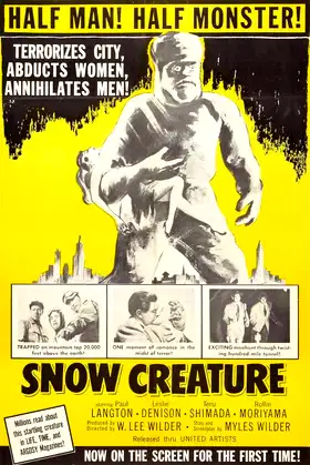 The Snow Creature poster