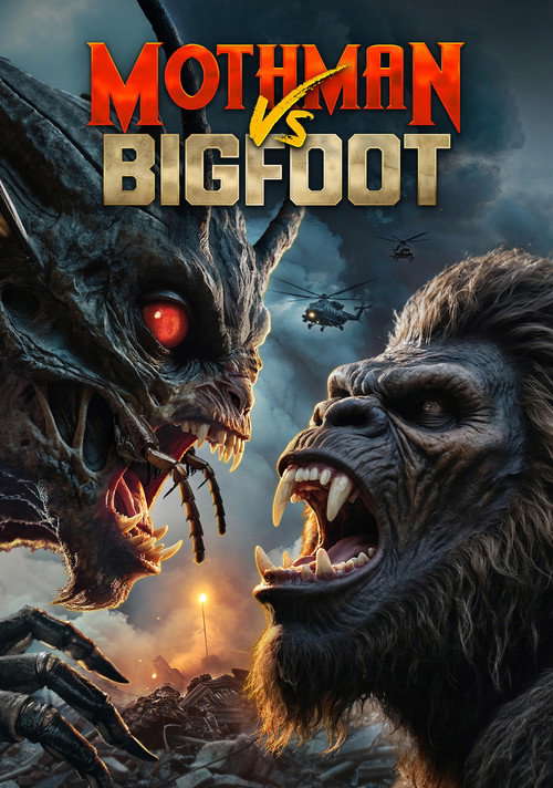 Mothman Vs Bigfoot poster