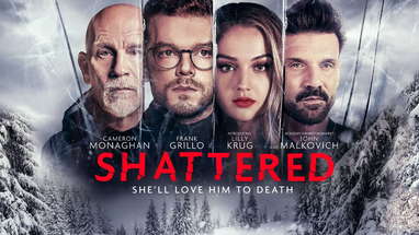 Shattered | 2022 | Clip: Giving Back | Cameron Monaghan, Frank Grillo Thriller poster