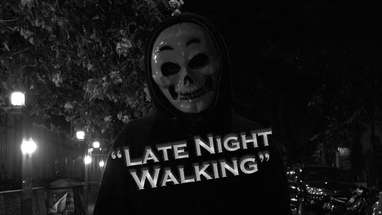 LATE NIGHT WALKING - Short Horror Film poster