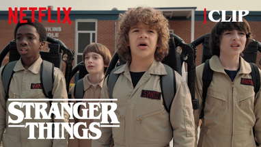 Ghostbuster Scene | Stranger Things 2 | Netflix poster