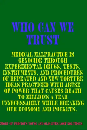 WHO CAN WE TRUST poster