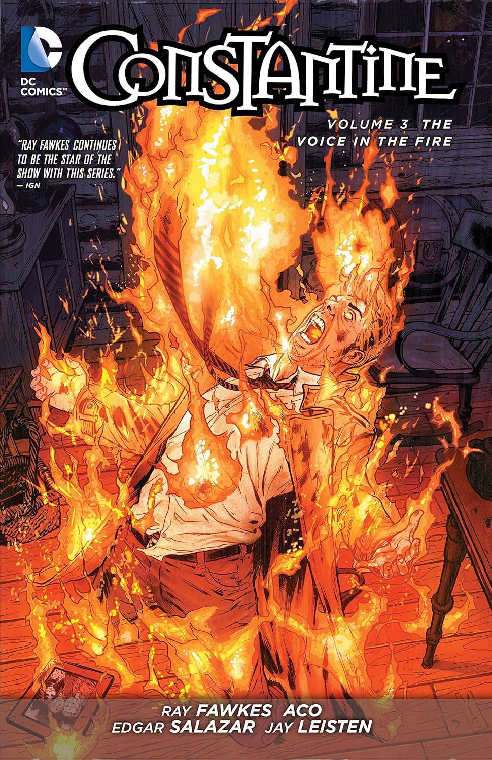 Constantine 3: The Voice in the Fire (The New 52!) poster