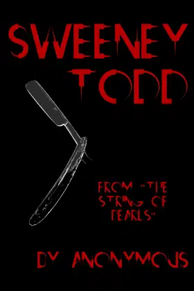 SWEENEY TODD: Cool Collector's Edition (Printed in Modern Gothic Fonts) poster