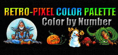 RETRO-PIXEL COLOR PALETTE: Color by Number capsule