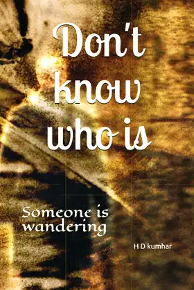 Don't know who is: Someone is wandering poster