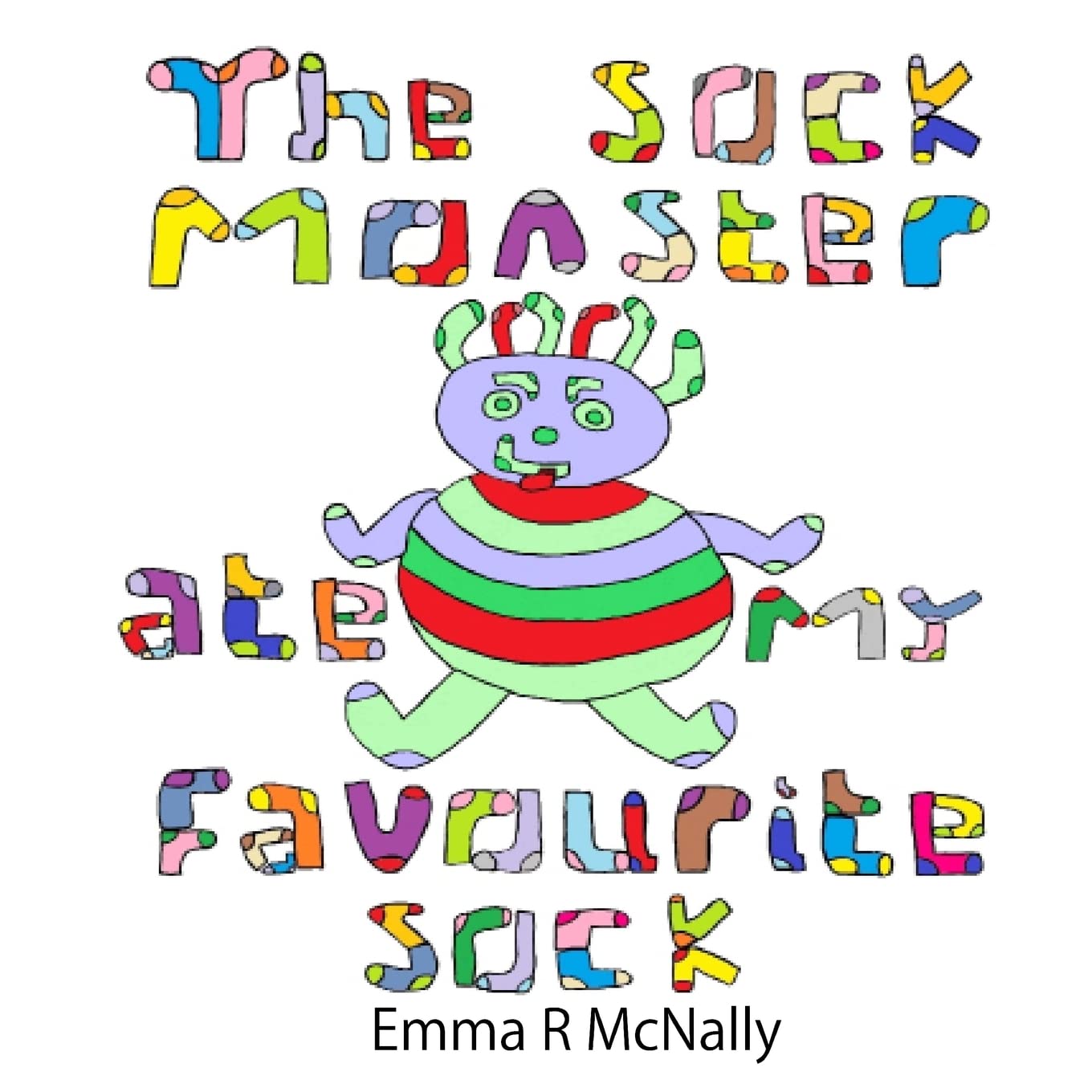The Sock Monster ate my Favourite Sock poster