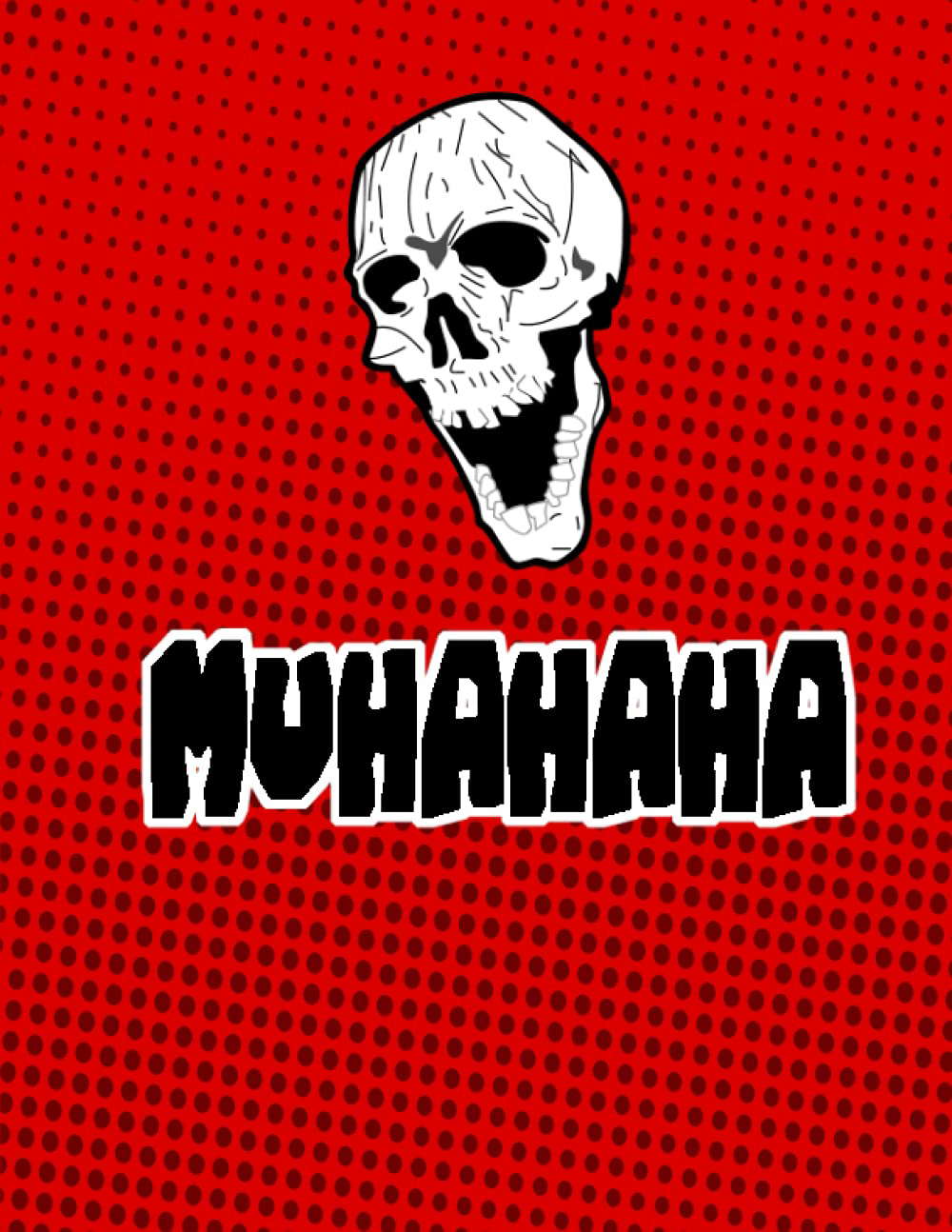 Skull Muhahaha Comic Book: Blood Red poster