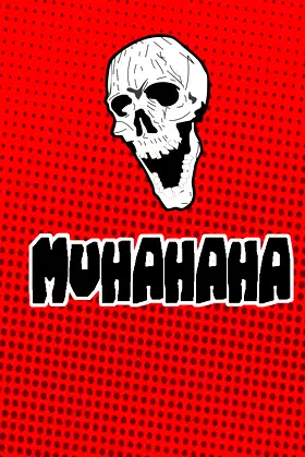 Skull Muhahaha Comic Book: Blood Red poster