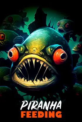 Piranha Feeding poster