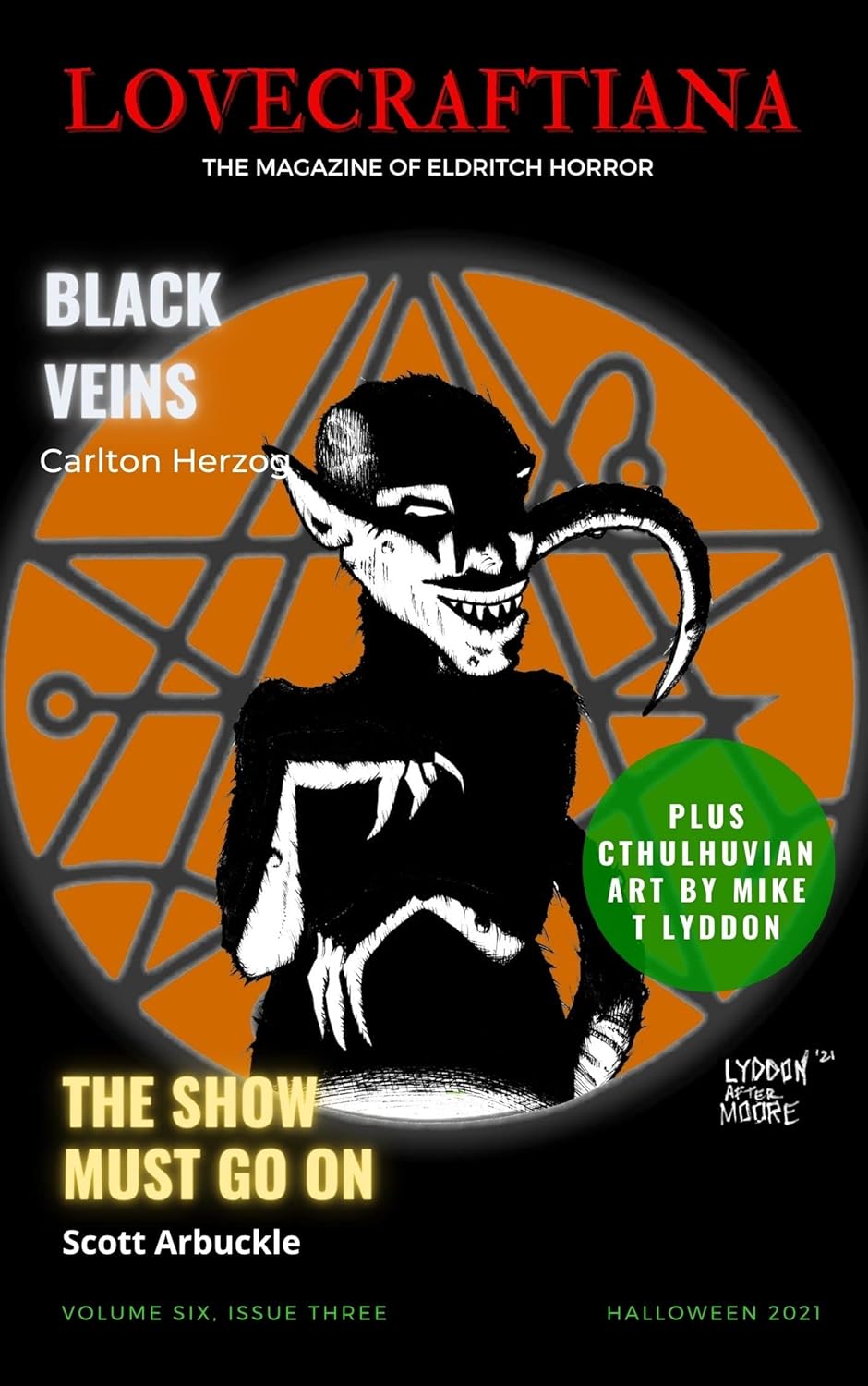 Lovecraftiana: Vol 6 Issue 3, Halloween 2021 poster