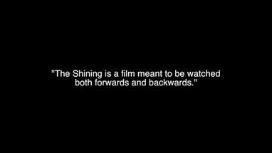 The Shining Backwards & Forwards Trailer poster