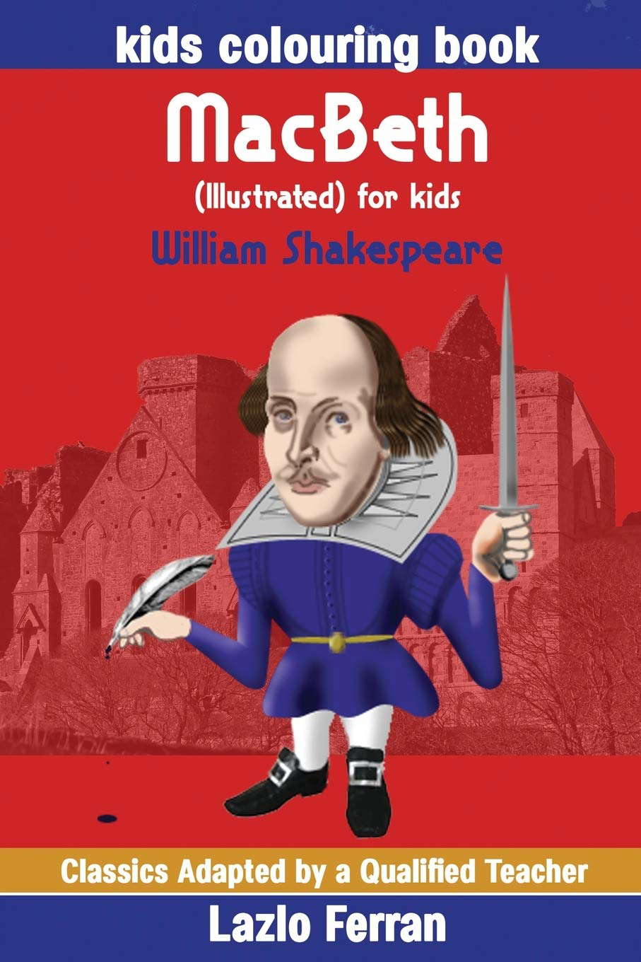 MacBeth (Illustrated) for kids: Kids Colouring Book poster