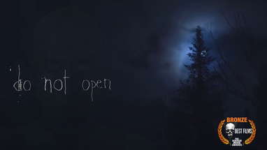 "do not open" (2020 horror short film) poster