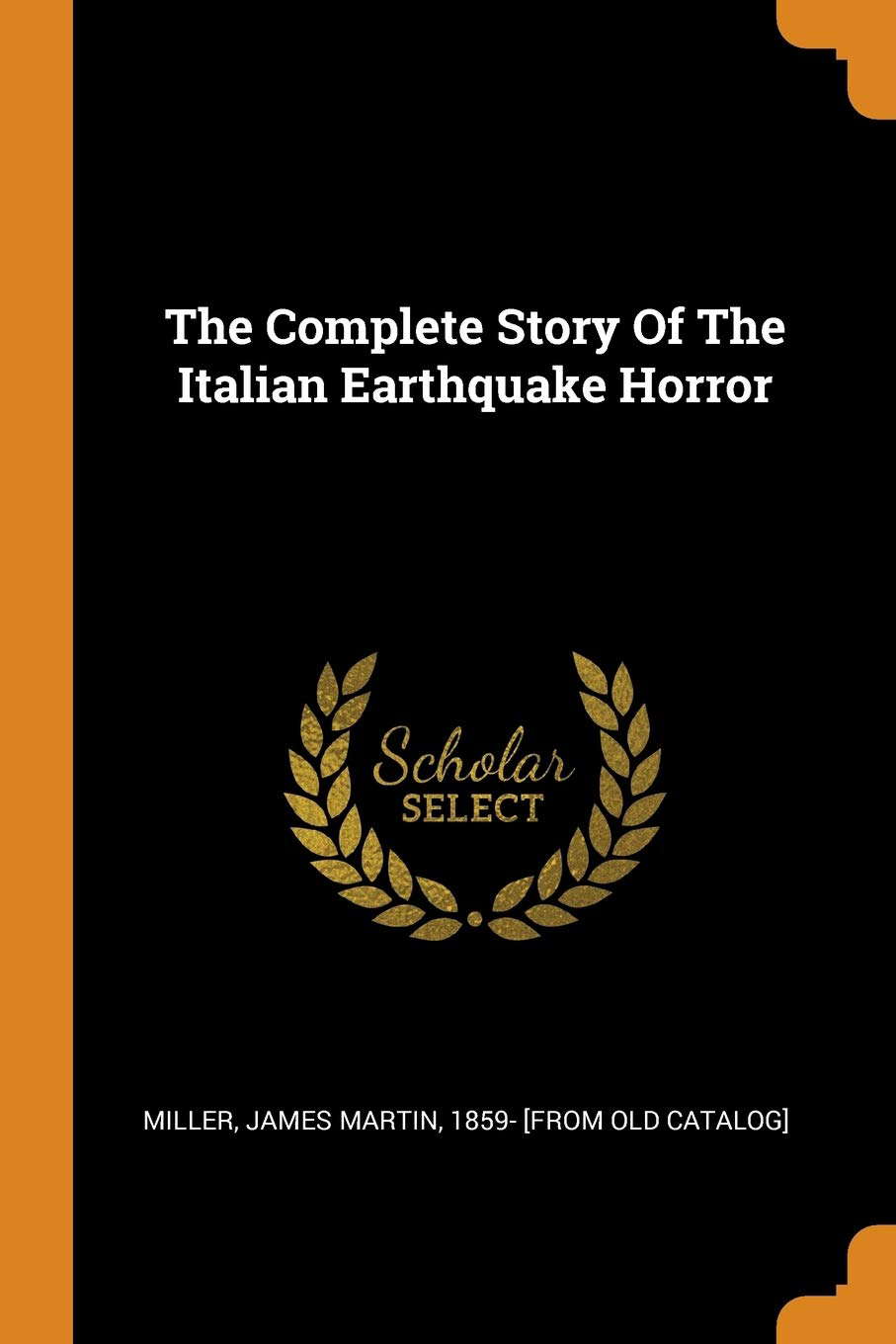 The Complete Story of the Italian Earthquake Horror poster
