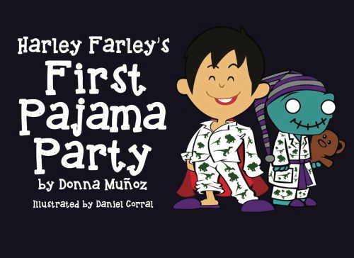 Harley Farley's First Pajama Party (Harley Farley Zombie Books) poster