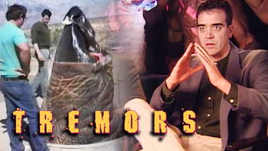 Designing The Graboids | Beneath The Surface | Tremors (1990) poster
