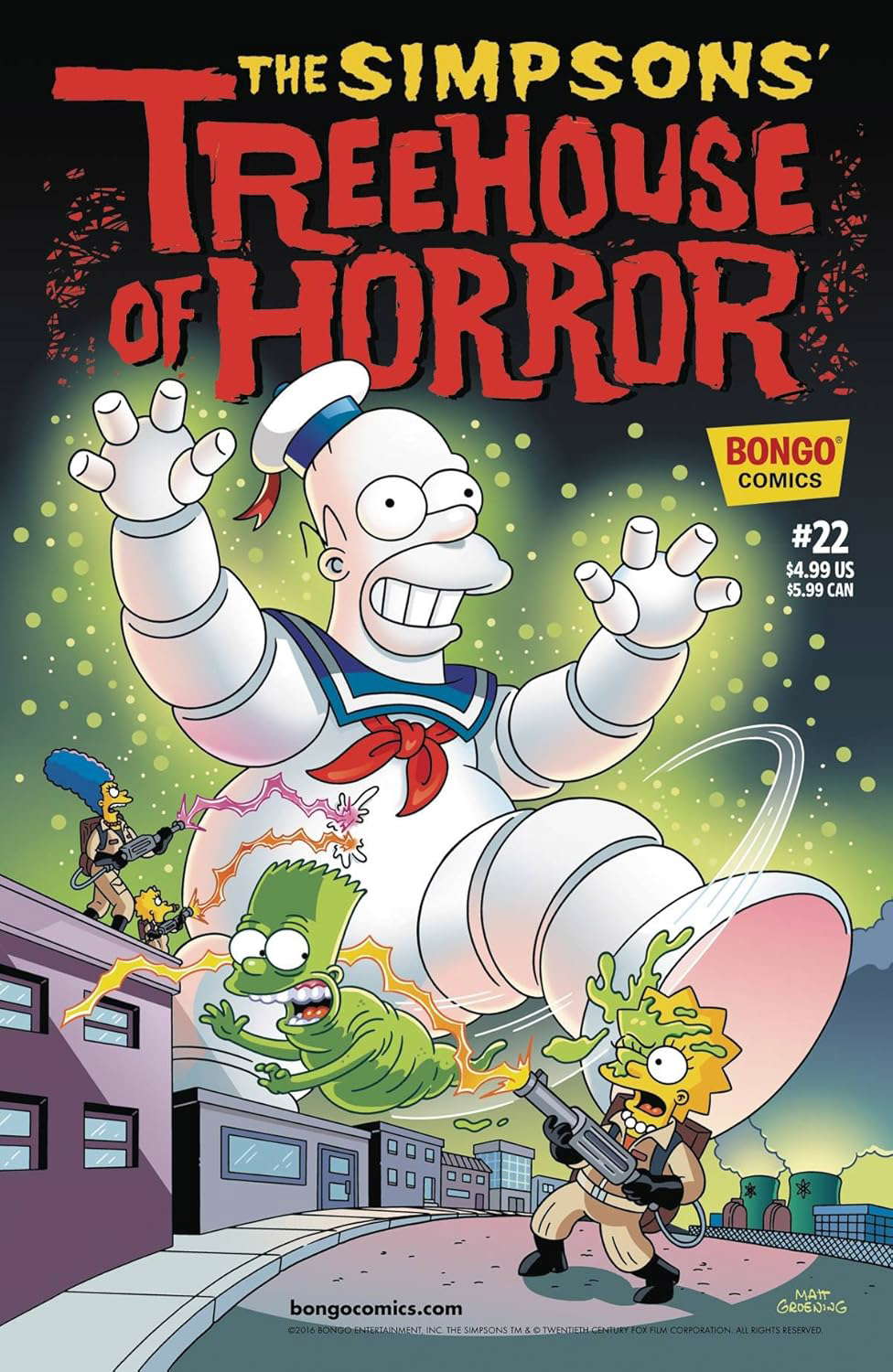 SIMPSONS TREEHOUSE OF HORROR #22 poster