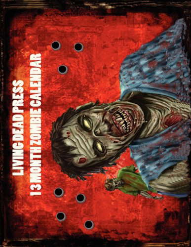 2012 Zombie 13 Month Wall Calendar poster