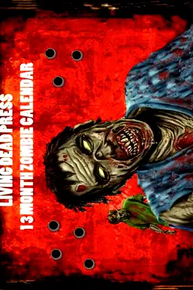 2012 Zombie 13 Month Wall Calendar poster