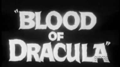 Trailer: Blood of Dracula (1957) poster