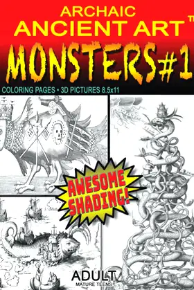 ARCHAIC ANCIENT ART - MONSTERS #1 poster