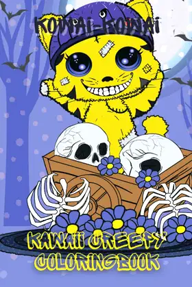 Kowai-Kowai Kawaii Creepy Coloring Book: Cute and Spooky Coloring Pages poster