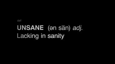 UNSANE | "Definition" poster