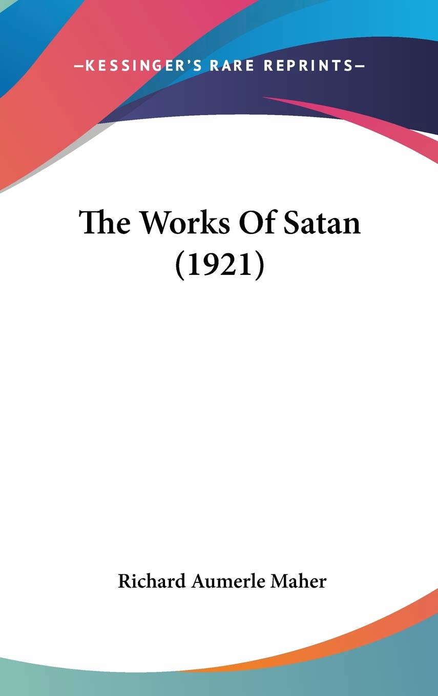 The Works Of Satan (1921) poster