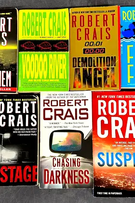 Elvis Cole Thriller Series Set by Robert Crais 7 Book Set poster