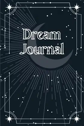 Moonburst Dream Journal - 100 Days of Dreaming: 6x9" 100 pg. dream journal poster