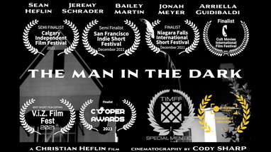 THE MAN IN THE DARK - Student Horror Short Film poster